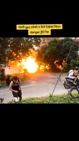 Saw this video in the internet, never seen a gas cylinder fly #fyp #nepali #sportshubnepal 