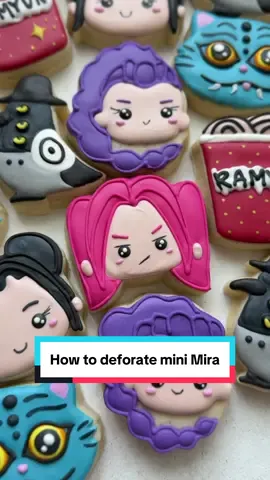 Time for #mira !! #kpopdemonhunters #cookiedecorating #borderlandsbakery #royalicing 