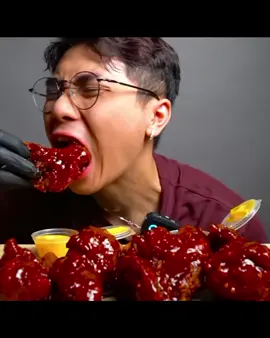 Ayam Richeese Lvl terpedas (Yt: Kelvanh)#kelvanh #mukbang #ayamricheese #asmrsounds #mukbangvideo 
