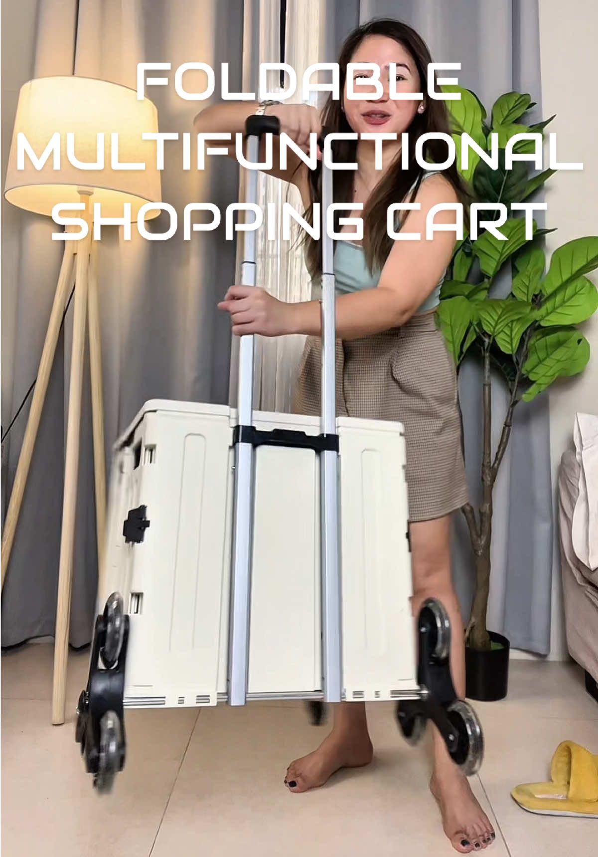 YOUR PERFECT COMPANION FOR SHOPPING FOR GROCERIES AND MARKET ERRANDS — Heavy Duty Foldable Multifunctional shopping cart wirh Pulley or wheels!