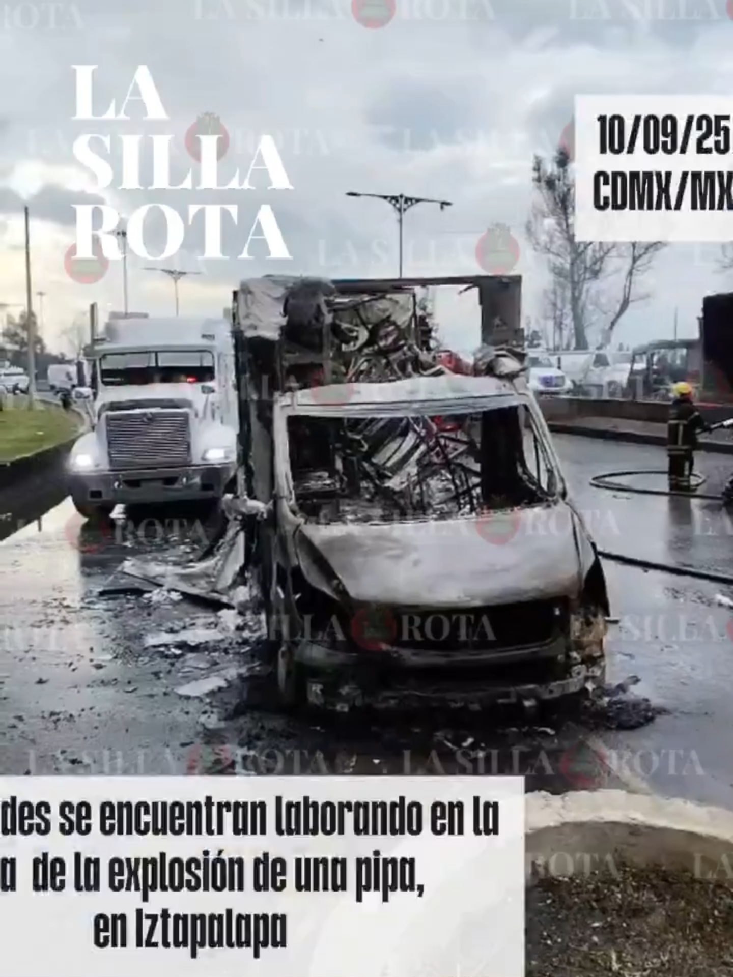 Una fuerte explosión en el Puente de la Concordia, en Iztapalapa, dejó un saldo de 57 personas lesionadas, 19 de ellas en estado grave. El accidente ocurrió tras la volcadura de una pipa con capacidad de 49,500 litros de gas, lo que generó una potente onda expansiva y afectó a 18 vehículos. #iztapalapa #santamartha #puentedelaconcordia #gas #explosión