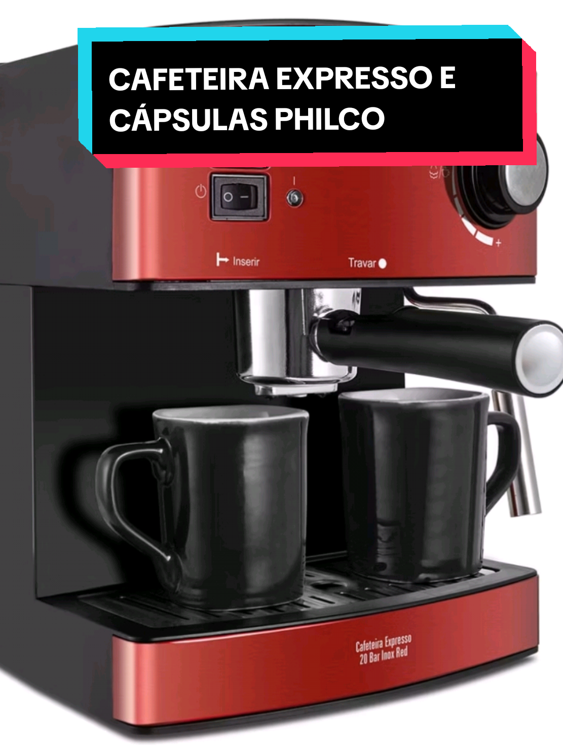 Cafeteira Expresso e cápsulas Philco 20 bar  Com 20 bar de pressão, ela extrai o máximo sabor e aroma, como um verdadeiro café de cafeteria. ✨ Super prática: funciona tanto com café em pó quanto com cápsulas. ✨ Tem reservatório de água removível, fácil de limpar e de usar. ✨ E ainda conta com bandeja ajustável, ideal para xícaras pequenas ou canecas maiores.