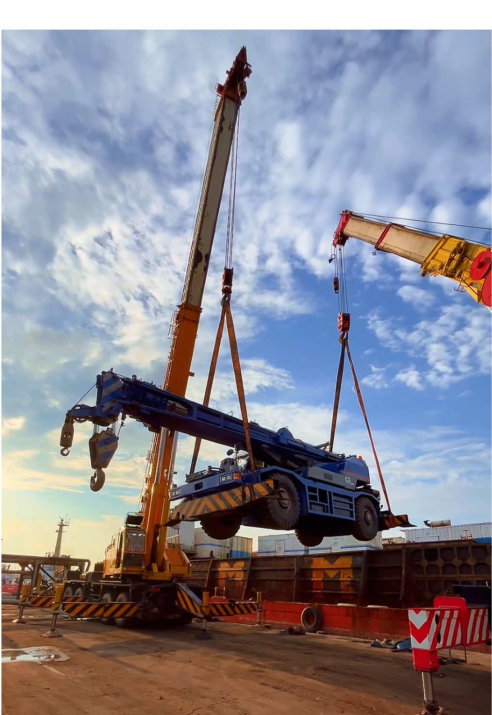 Penurunan crane 50 ton #fyp #🔥 