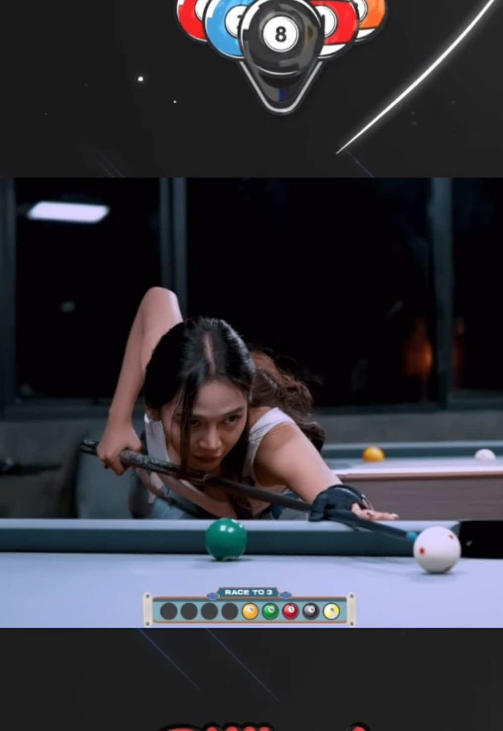 Makin seru Skor imbang nuy densu vs feby aliana #fyp #fypage #biliard #kontenhiburan 