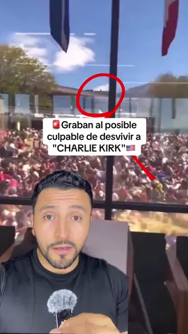 The person possibly responsible for what happened to Charlie Kirk was filmed on the university roof. #alfredomx #charliekirk #utahvalleyuniversity #utah #maga 