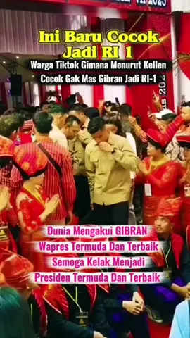 Muda Cerdas Dan Merakyat #fyp #viral #tiktok #foryou @Gibran Rakabuming 