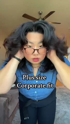 Office fit as a plus sized data drone 🤷🏻‍♀️💕✨ shirt and belt are thrifted. Barrel pants from @UNIQLO USA #fyp #fitcheck #officefits #plussize #plussizefashion 