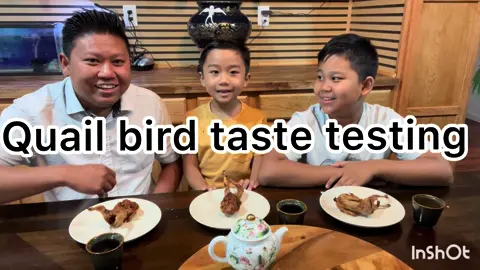 Taste testing of Fried Quails