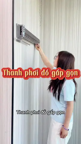 Thanh phơi gắn tường gấp gọn! #RonavaVieNam #phoidothongminh #foryou #Tiktok #giadungtienich 