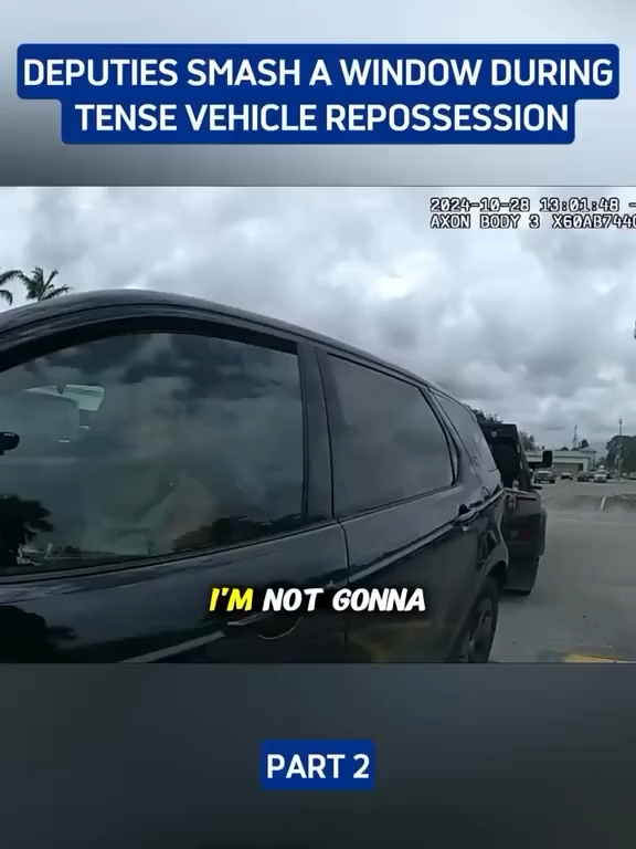 Deputies Smash a Window During Tense Vehicle #epossession#cops #bodycam #police #2 #reels #DExz