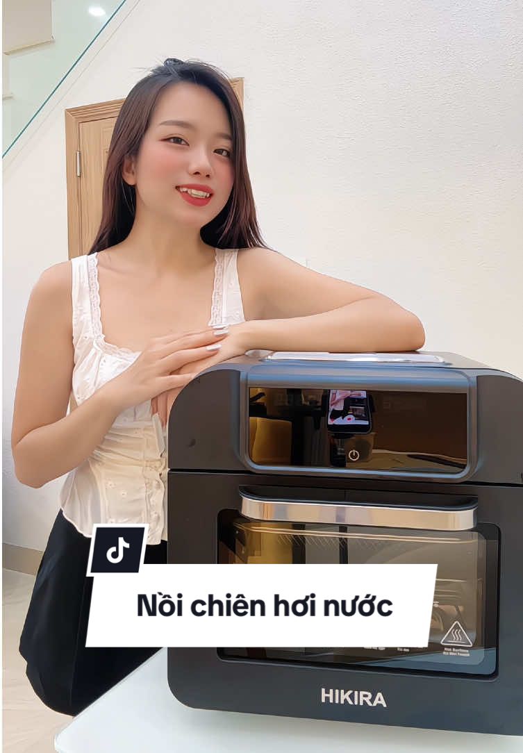 Nồi chiên hơi nước Hikira trợ thủ đắc lực cho gian bếp #hikira #review #chiennuong #noichienhoinuoc #chienkhongdau 