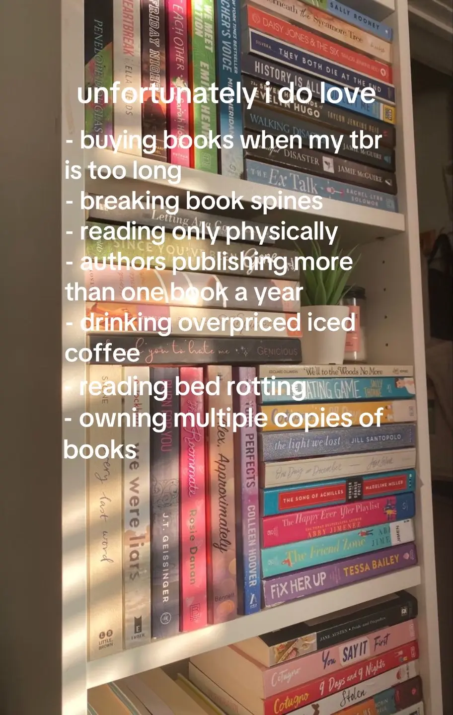 guilty bookish pleasures 🙂‍↕️🙂‍↕️ #bookish #readersoftiktok #guiltypleasure #bookishthoughts #bookishhumor 