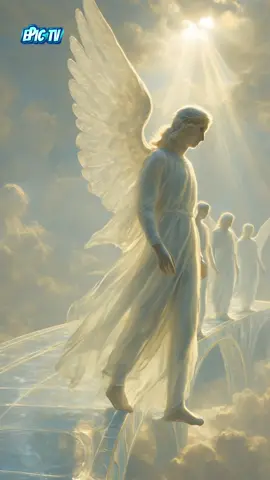 #HeavenlyVision #AngelsAmongUs #DivineLight #CelestialBridge #SpiritualAwakening 