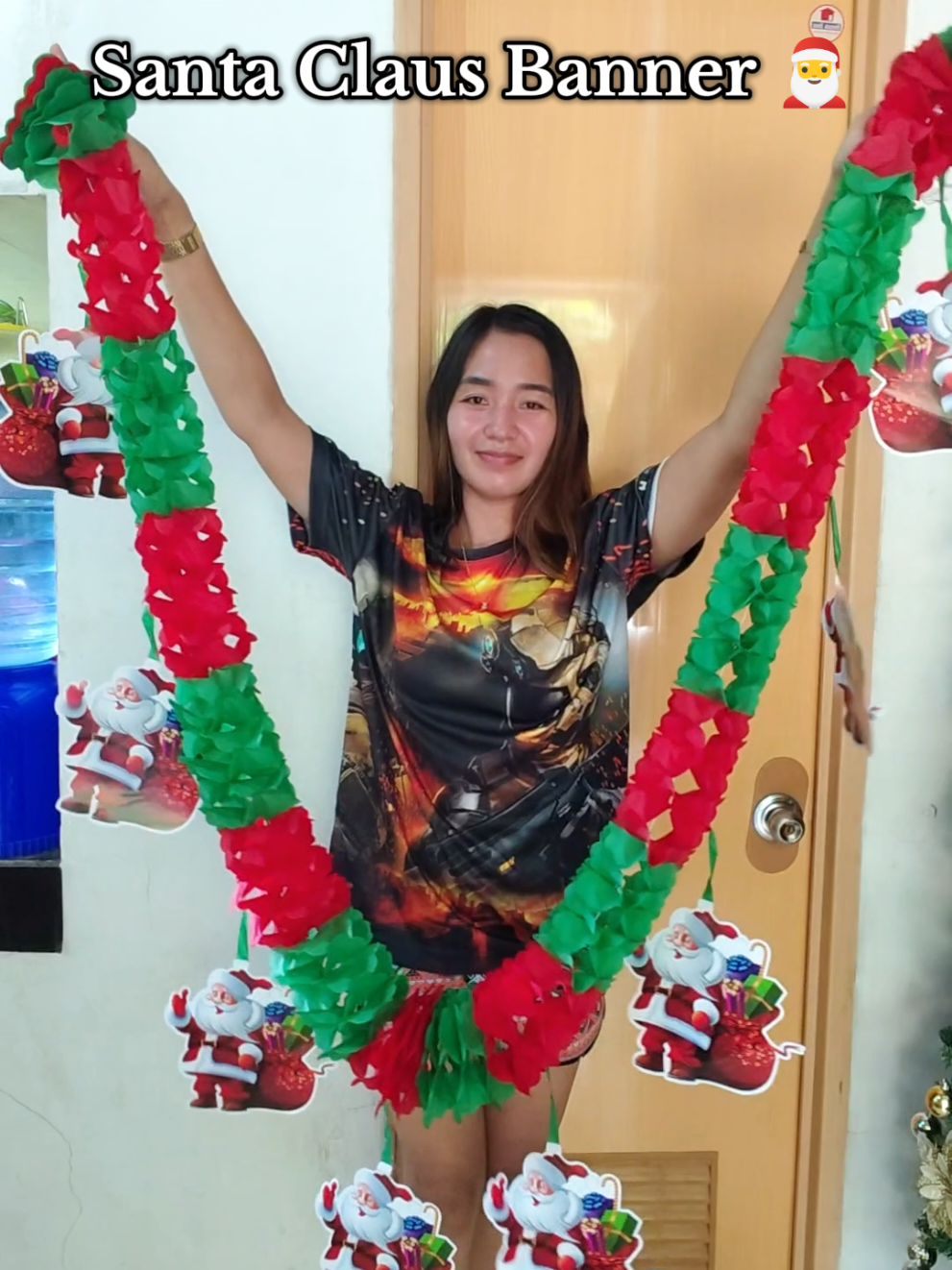 #christmasbanner #santaclausbanner #christmasdecor #christmasdecoration 