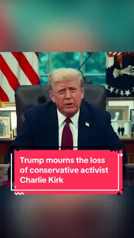 President Trump on Wednesday night said that he was “filled with grief and anger” at the fatal shooting of conservative activist Charlie Kirk at a Utah college campus, and called Kirk a “martyr for truth and freedom.”   Trump, in a Wednesday night video posted online, also vowed to “find each and every one of those who contributed to this atrocity and to other political violence.”   “He fought for liberty, democracy, justice, and the American people,” Trump said in the video.