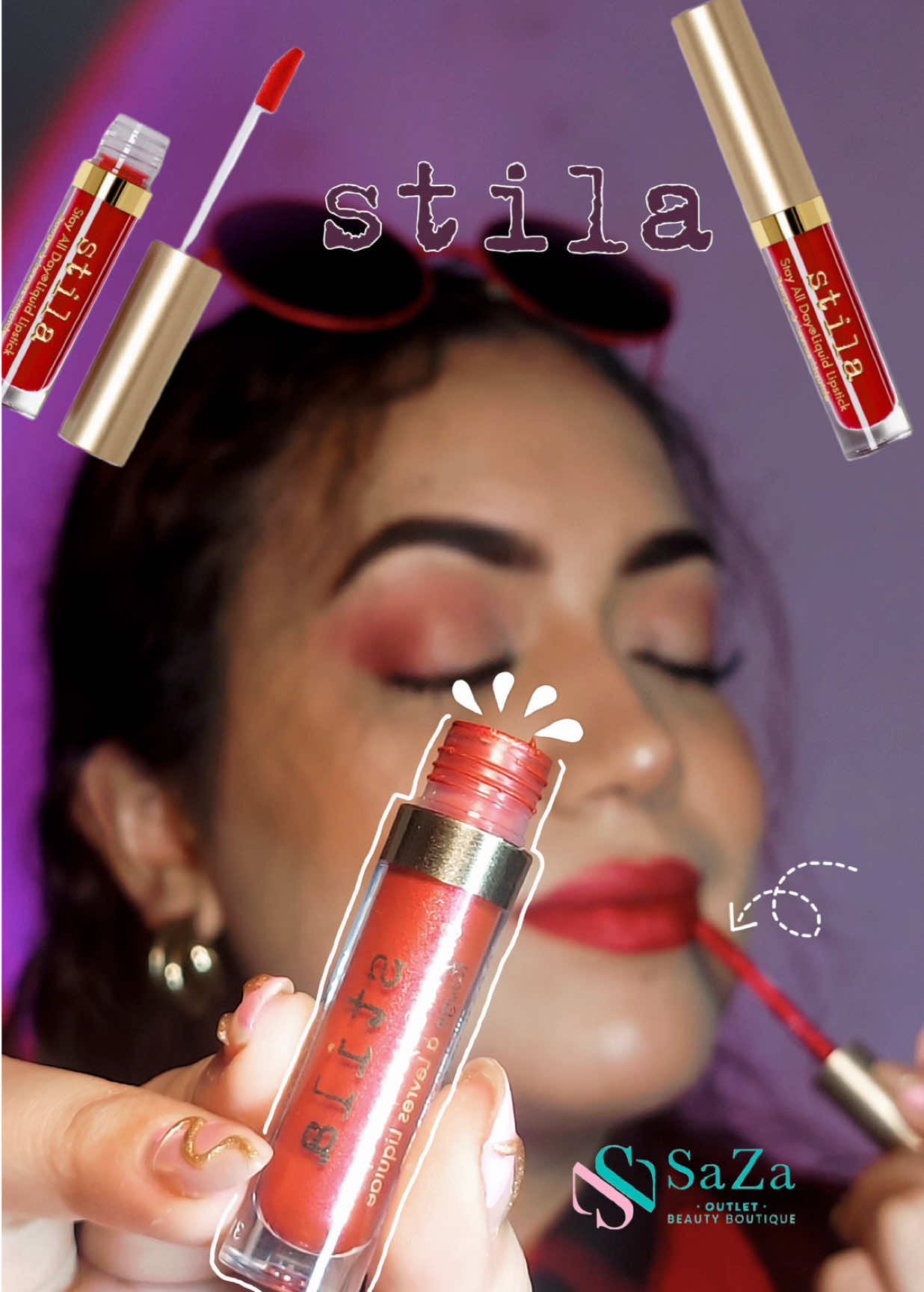 El labial líquido de Stila te da un color intenso con ese acabado satinado que enamora💋 Fórmula cómoda, ligera y de larga duración, para que brilles sin retoques. Porque tus labios merecen ser el centro de todas las miradas✨ Esta joyita la encontré en @SaZaOutlet con descuento de un 40% wow! Córranle por el suyo!!! #sazaoutlet #cancun #descuentos #maquillaje #belleza    