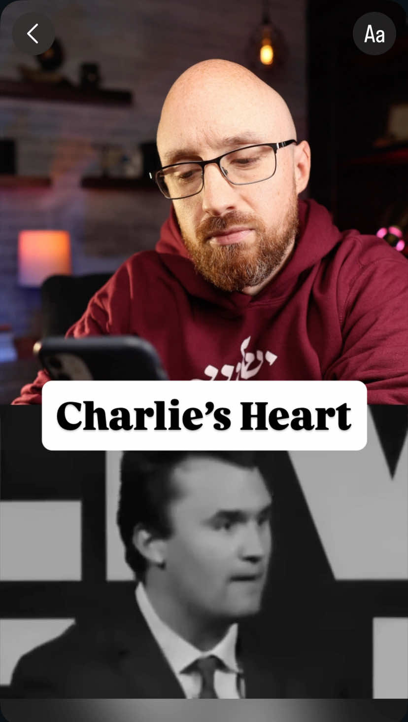 For Charlie. This was his heart. ❤️✝️🇮🇱 #charliekirk 