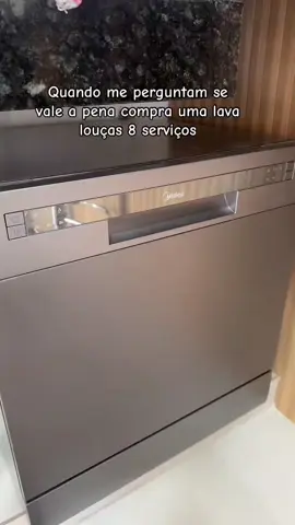 🍽️ Lava até 8 serviços de uma vez só! Midea DWA08S1 👉 moderna, econômica e linda na sua cozinha. ⚡ Promoção exclusiva: compre hoje! #CozinhaFacil #LoucaNuncaMais #lavaloucas #midea #limpeza   