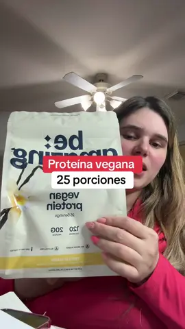 Proteína vegana sabor a vainilla #vegan #proteina #protein 