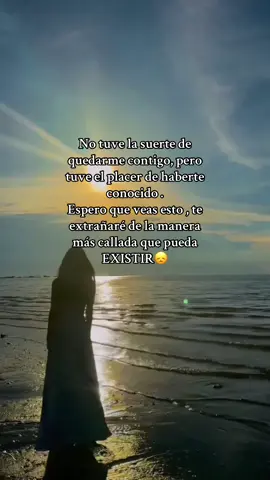 No tuve la suerte de quedarme contigo, pero tuve el placer de haberte conocido , espero que veas esto , te extrañaré de la manera más callada 😞#creatorsearchinsights #foryou #fyp #fy #fypage 