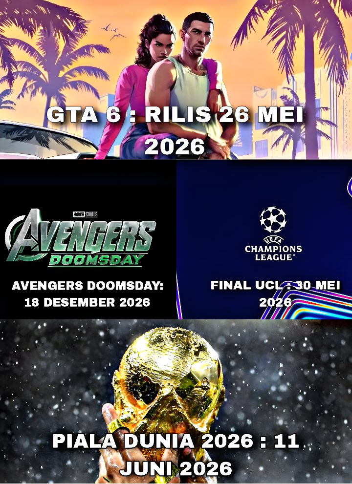 tahun yang ditunggu-tunggu semua orang🤩#wordcup2026 #uefachampionsleague #gta #avengers #fyp 