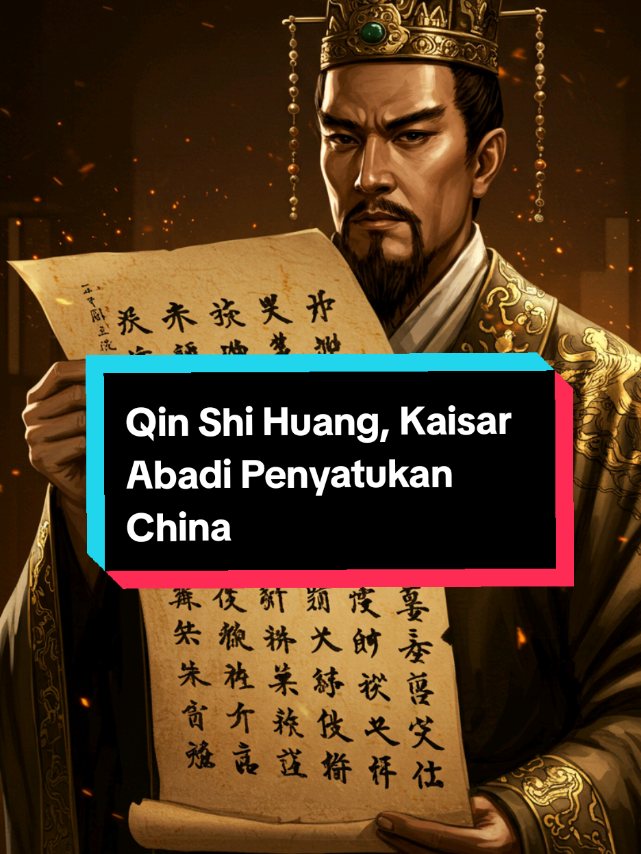 Qin Shi Huang: Kaisar Pertama Tiongkok yang Menyatukan Negeri, Membangun Tembok Besar, dan Meninggalkan Warisan Abadi yang Mengubah Sejarah Dunia #fyp #sejarahdunia #faktasejarah #belajarsejarah #ceritasejarah 
