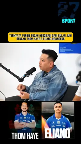 Thom Haye & Eliano Reijnders  negosiasi dengan Persib dari Juni #thomhaye #elianoreijnders #persib