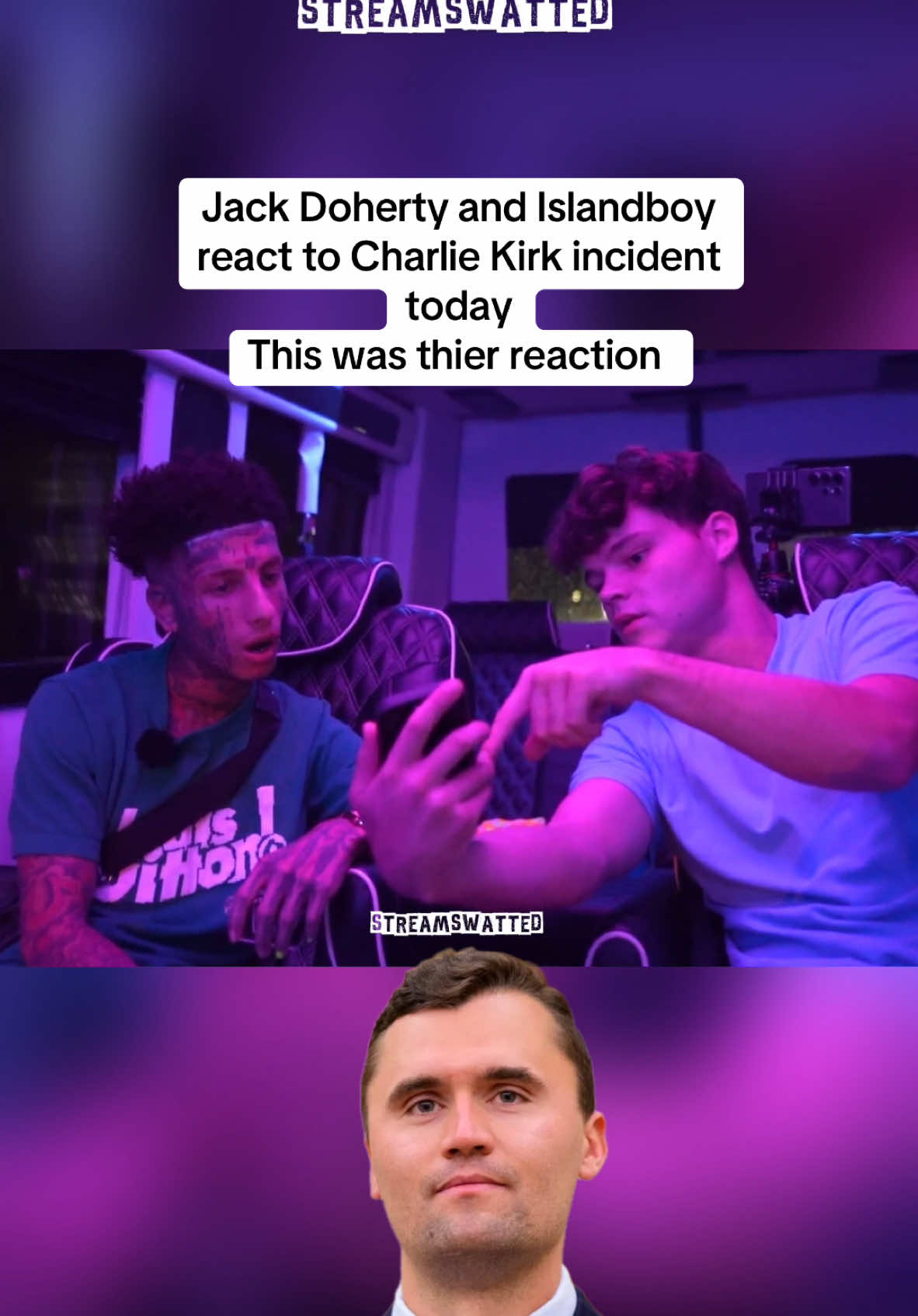 @Jack Doherty and Islandboy react to charlie kirk #jackdoherty 