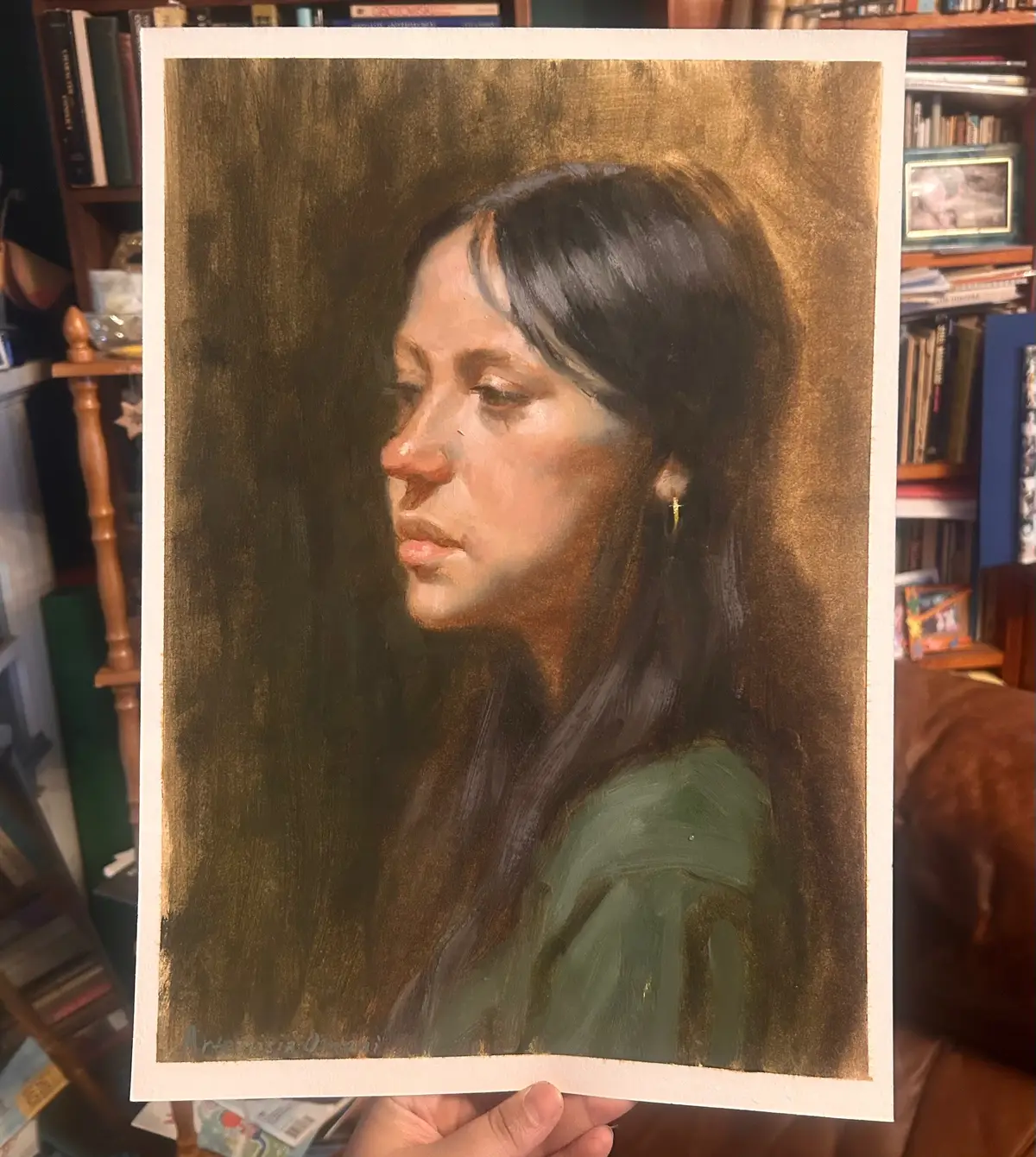 portraits + figure 2.5 hours each, landscapes 1.5 hour each :•) #artist #artistsoftiktok 