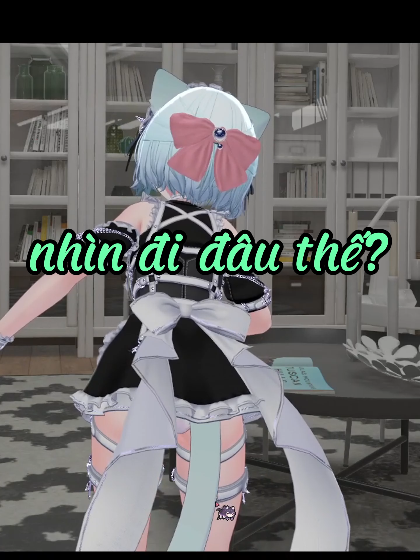 chủ nhân có đang nhìn vào mắt em chứ? #vr #fyp #cat #mèo  #animegirl #vtuber #cute #viral #anime