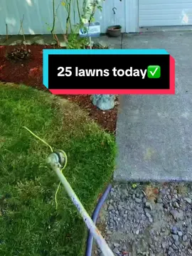 Finished 25 lawns today in 8 hrs with 2 guys😴 #lawntok #lawncare #edge #fyp #viral 