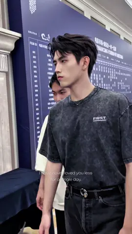 I have never loved you less for a single day. #เฉินเฟยอวี่ #chenfeiyu #arthurchen 