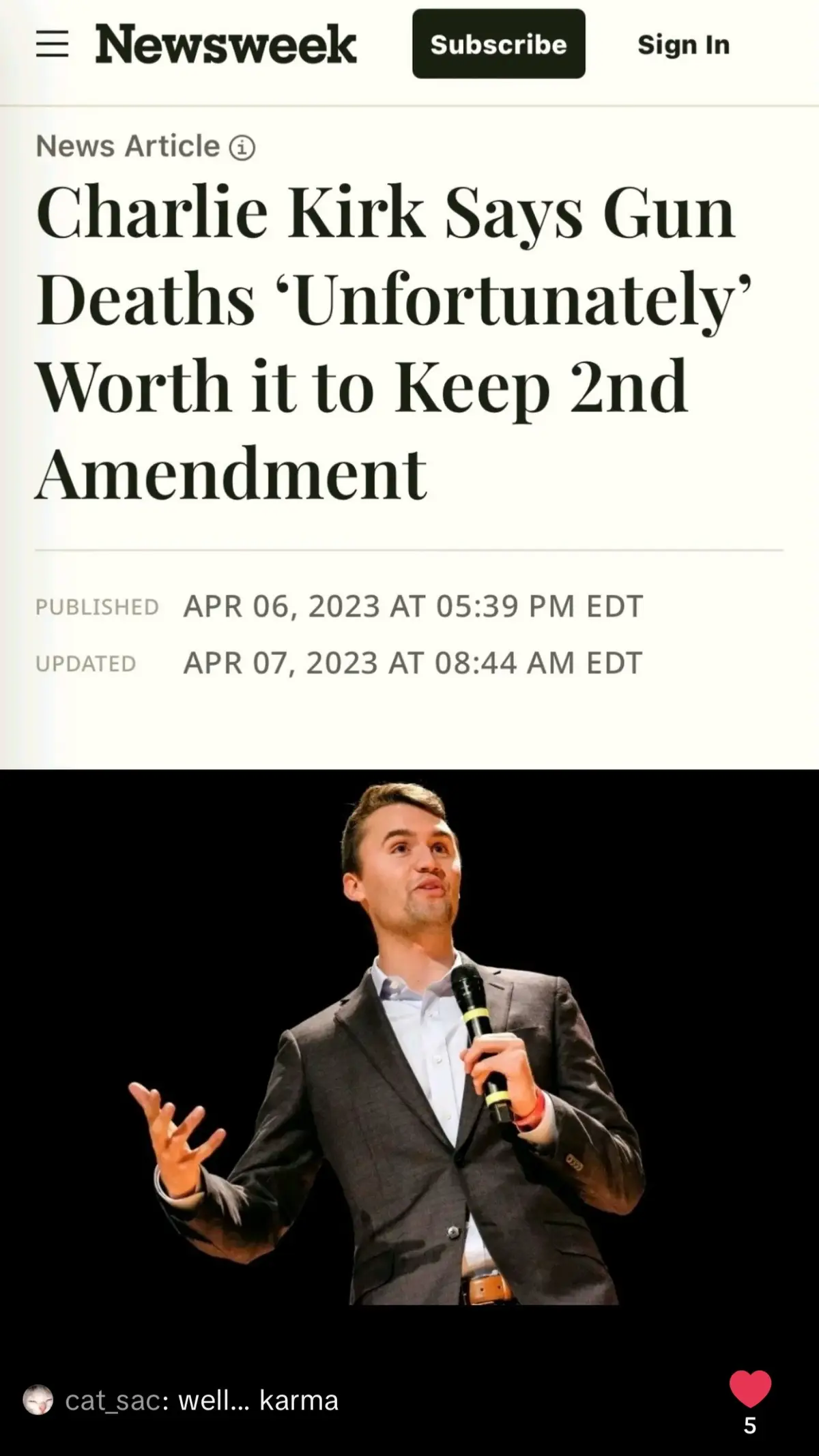 nobody deserves that, but how unfortunate. #fyp #xyzbca #charliekirk #foryoupage 