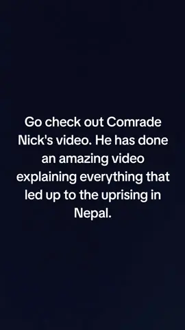 #stitch with @Nick Ribaudo an amazing video explaining everyrhing that led up to the uprising in Nepal. #genzrevolution #nepali #nepal #nepalitiktok 