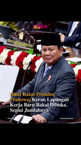 Presiden Prabowo Subianto sudah punya strategi cara untuk menciptakan jutaan lapangan kerja. Ini dilakukan untuk mengurangi jumlah pengangguran yang ada di Indonesia. #presidenprabowo #prabowo #indonesiaemas #dekade08 #pemerintah