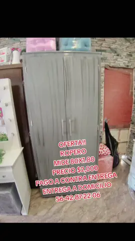 #mexico🇲🇽 #paratiiiiiiiiiiiiiiiiiiiiiiiiiiiiiii #GAM #viraltiktok #muebleria  Oferta de ropero mide 80x1.80 precio $2,000