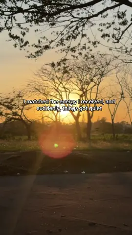 I matched the energy I received, and suddenly, things got quiet.#foryou #tiktok #dailyquotes #messageforyou #fyp 