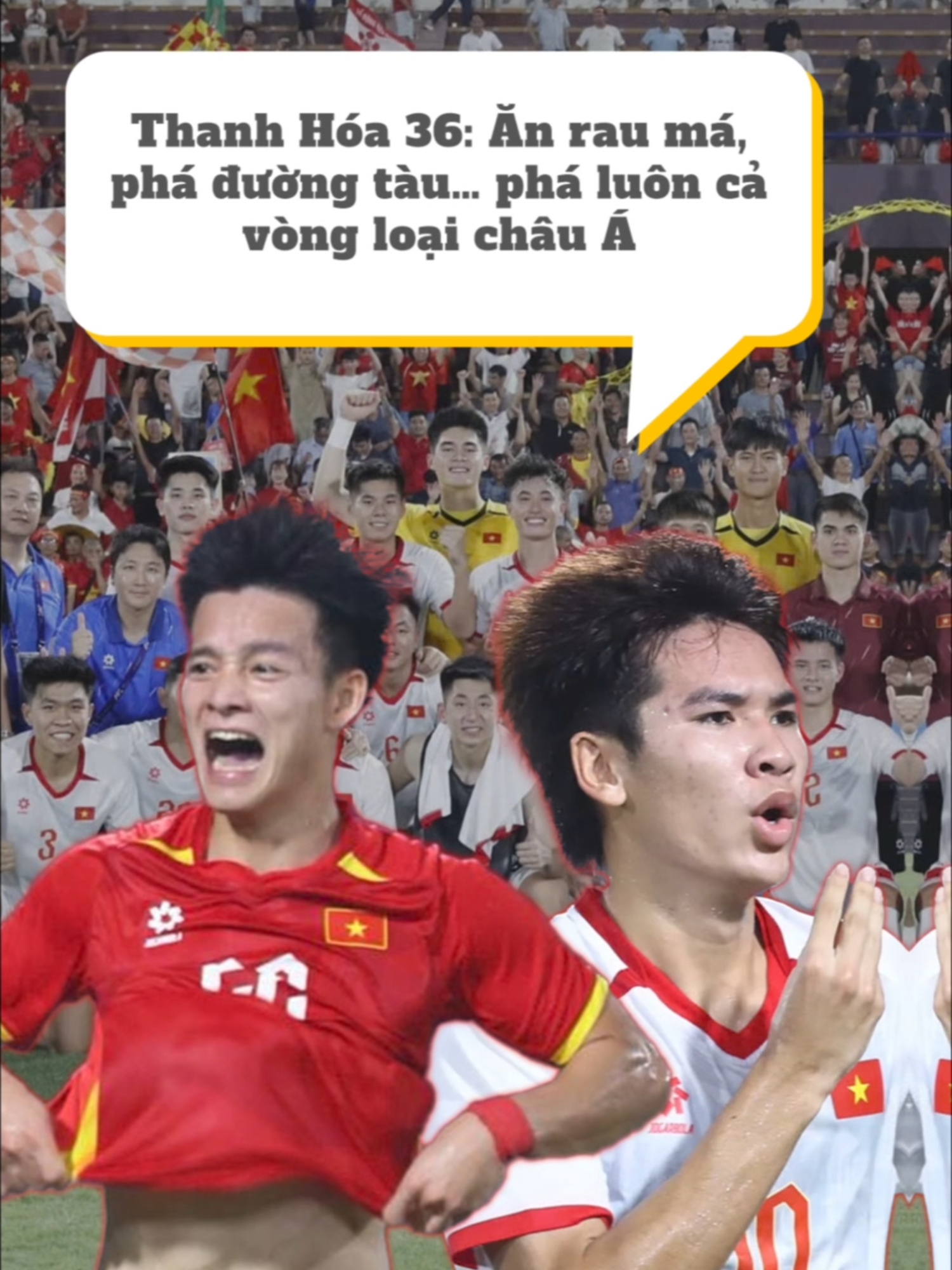 Thanh Hóa 36: Ăn rau má, phá đường tàu… phá luôn cả vòng loại châu Á #Asiasport #thethaomoingay #tinbongda #u23vietnam #sportontiktok
