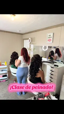 Clase de peinado #hairstyle #quinceañera #videシ゚viral🖤 #videoreelsシ #peinado fechas disponibles!! 