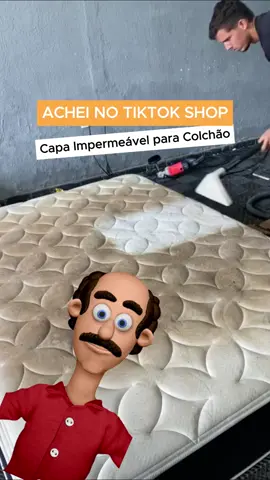 Aproveita o desconto dessa capa impermeável para colchão! #colchão #cama #tiktokshop #achadinhos #fyp 
