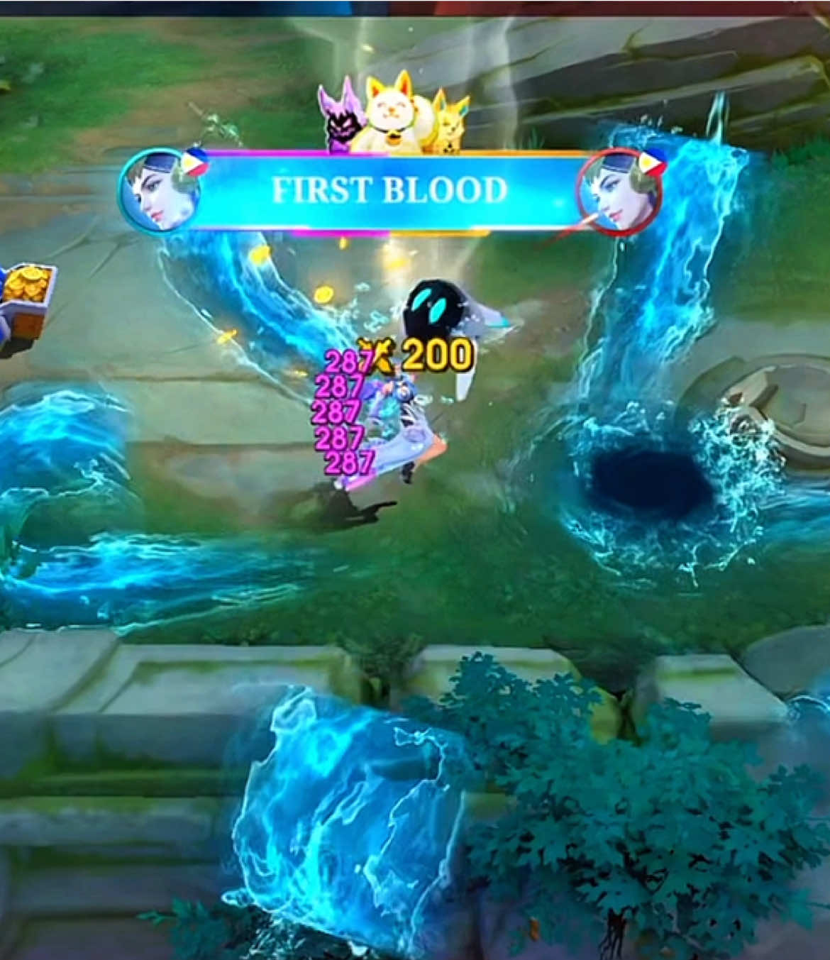 The Battle of Visen vs Aqua Nice g Visen Galing mo 🫶💅#MLBBNEXT2025 #Luckystar #MLBB #kadita 