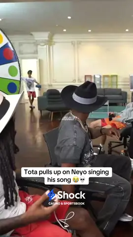 Tota pulls up on Neyo singing his song 😭💀 #tota #neyo #kaicenat #mafiathon3 #fyp 