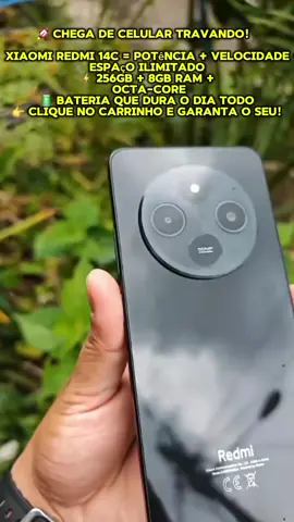 🔥 O celular que não trava e acompanha seu ritmo! 🚀📱 Chega de celular lento e sem espaço! O Xiaomi Redmi 14C tem memória de sobra, processador veloz e bateria que dura o dia todo. 👉 Clique no carrinho e garanta já o seu antes que acabe! #XiaomiRedmi14C #SmartphoneTop #Tecnologia #CelularNovo #XiaomiBrasil 