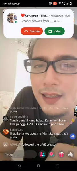 #kampung baru terkini live...skrg berlaku