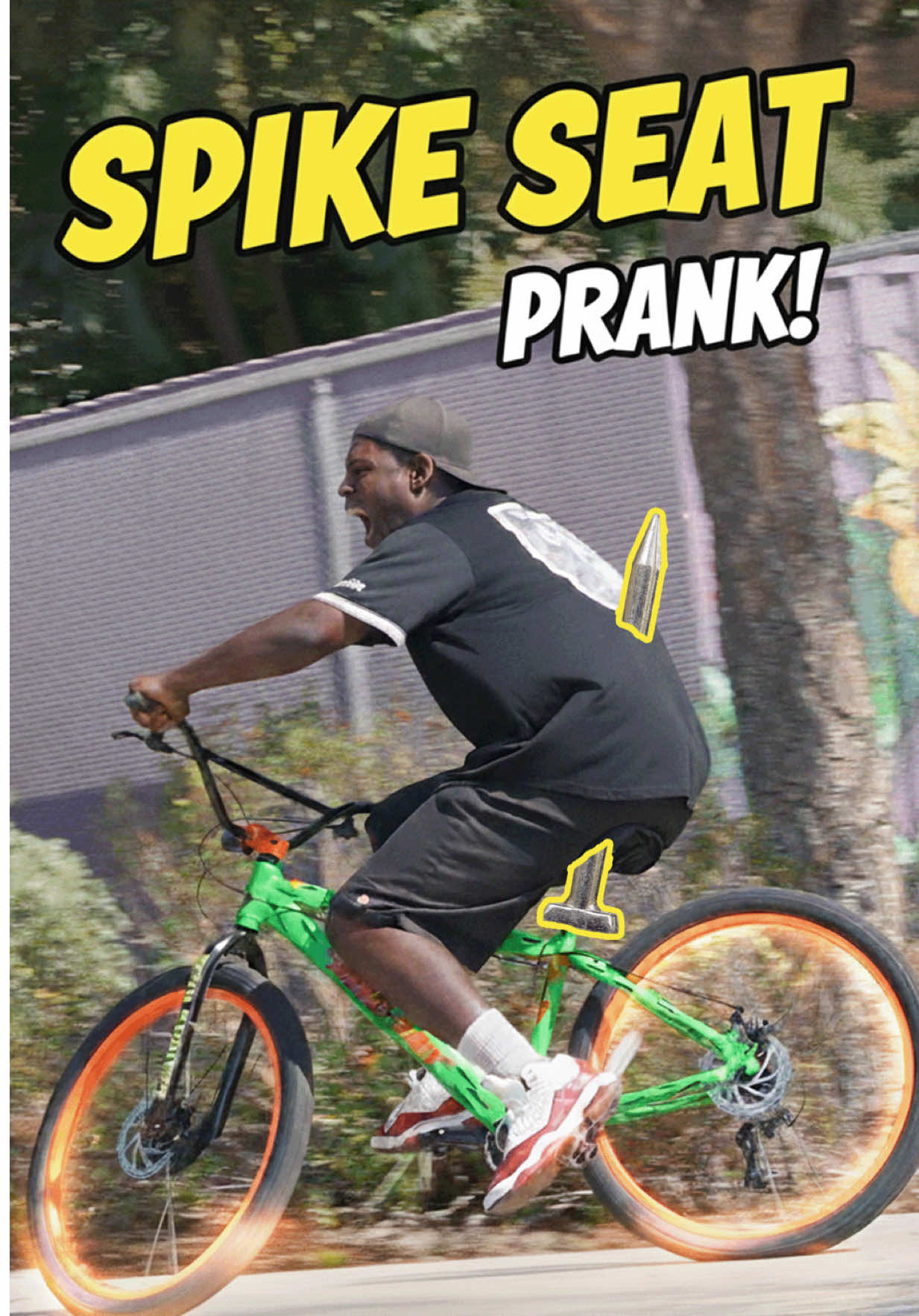 Funny seat prank on bike🤣 #Prank #FunnyPranks #PrankVideo #Prankster #FunnyVideos     