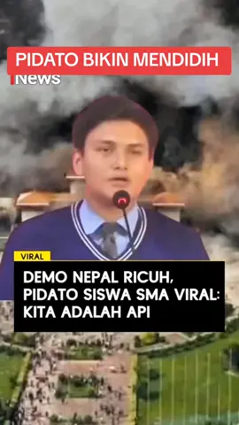 ANAK SMA NEPAL PIDATO BIKIN MENDIDIH DARAH#nepal #nepalitiktok #beritatiktok 