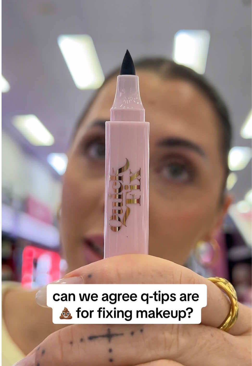 Can we agree q-tips are 💩 for fixing makeup? ❌ Messy ❌ So many extra steps ❌ Smudges instead of removing ❌ Wasteful for the environment That’s why we designed our Quick Fix Makeup Eraser Pen 🪄 ✔️ More control & precision ✔️ Micellar water built in ✔️ Easy felt tip that actually soaks up & removes makeup ✔️ Saves up to 500 q-tips from landfill Plus she’s 40% off at @Priceline Australia right now too so if this is screaming out your name it’s the perfect time to ditch the Q-tips for good 💅 #beautyhack #beautytools #makeuperaser #makeupremover #beauty