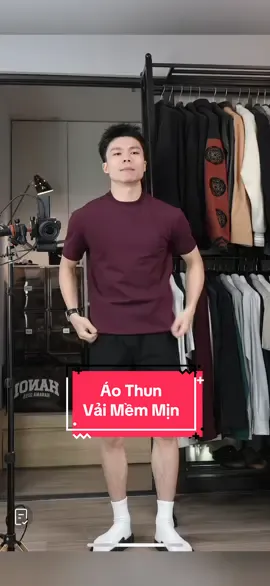 Áo Thun Trơn NOWHERE Tôn Dáng Ôm Body, Vải Em Pé Dành Cho Người Lớn Mềm Mịn Co Giãn Thoải Mái #aothun #aothunnamnu #áothun #aothunnam #aothunnu 