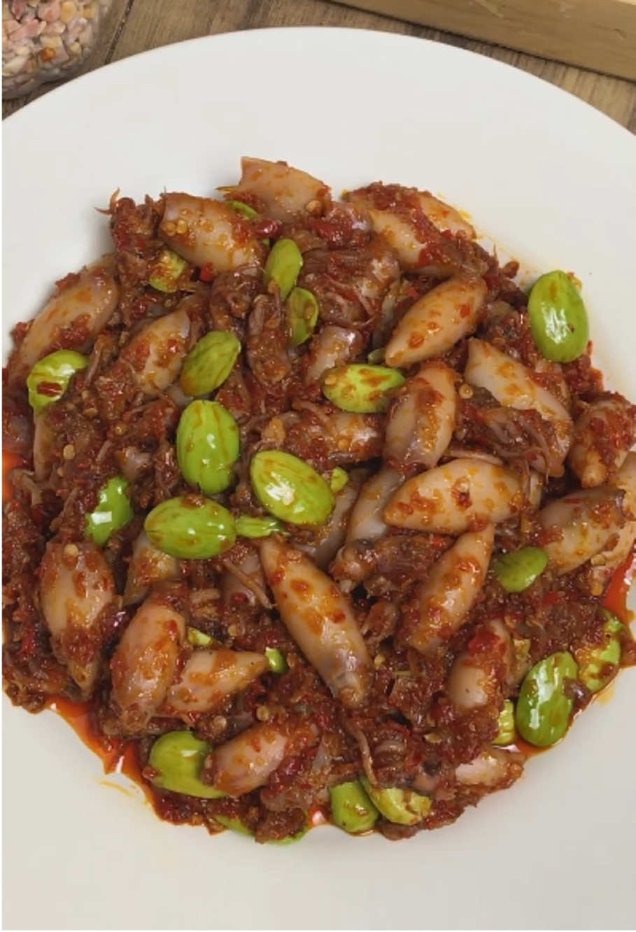 Oseng Cumi Pete. Nasi dijamin abis dah kalo lauk ini #fyp #osengcumipete #cumipete #osengcumi #olahancumi 