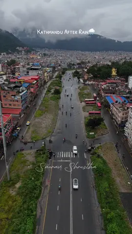 Kathmandu after Rain🌧️❤️ #kathmandu #afterrain #saurav486 #fyp #droneshot 